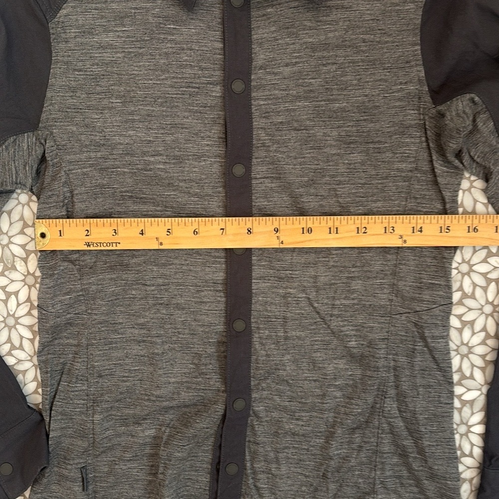 Women's Icebreaker Merino Hike Long Sleeve Top in Grey, Size S - Picture 8 of 8
